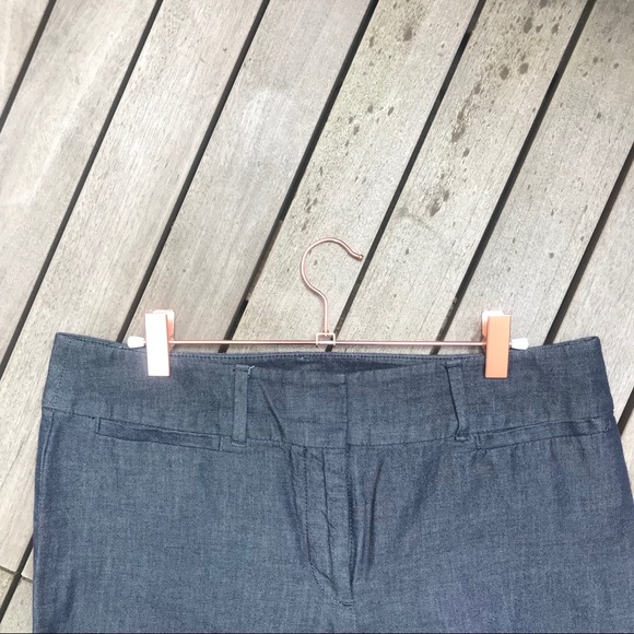 ANN TAYLOR FACTORY Grey Slit Pocketed Dress Pants - Picture 5 of 8